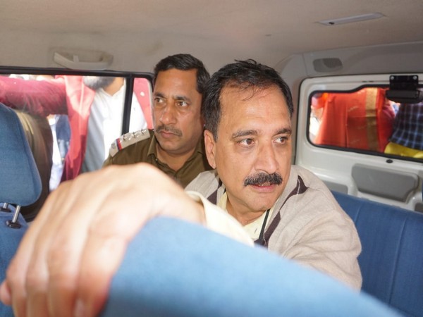 Detained Virendra Sachdeva (Photo/ANI)
