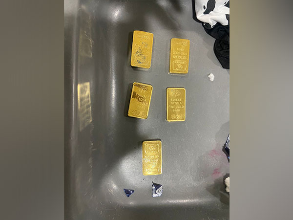 Customs seizes gold (Photo/ANI)