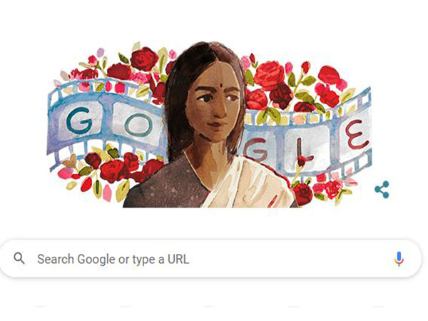 Google Doodle dedicated to PK Rosy 