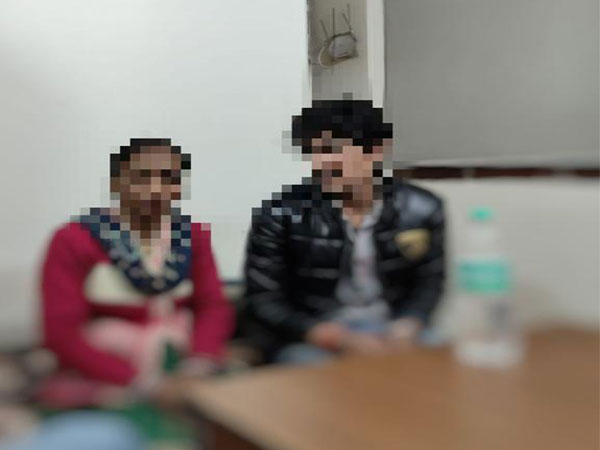 The arrested couple Gauri (left) and Karan (right). Photo/ANI)
