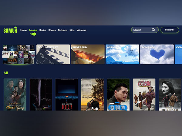 OTT platform Samuh (Source: samuhbhutan website)