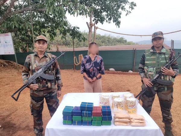 Assam rifles foils cross-border smuggling (Photo/ANI)
