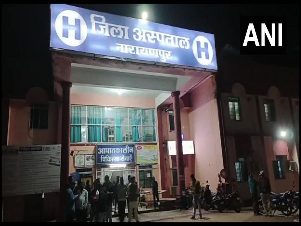 Visual from the Narayanpur District Hospital (Photo/ANI)