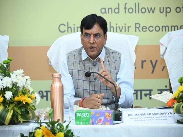 Union Minister for Health and Family Welfare Mansukh Mandaviya (File Photo/ANI)