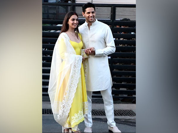Sidharth Malhotra and Kiara Advani. (Image Source: ANI)