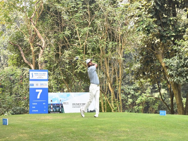 Golfer Sachin Baisoya in action during Round-4 of PGTI Players Championship 2023 (Image: PGTI)