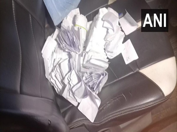 Tokens seized from car of DMK functionary (Photo/ANI)