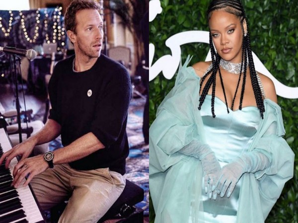 Chris Martin, Rihanna (Image source: Instagram)