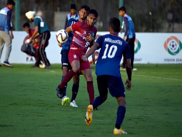 Snippet from Maharashtra vs Punjab game (Photo: AIFF Media) 