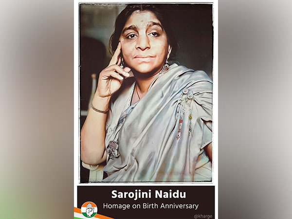 Sarojini Naidu (Photo credit: Mallikarjun Kharge twitter)