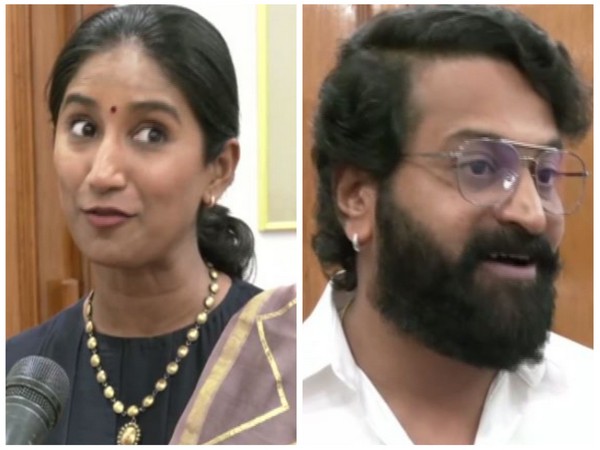 Shraddha Jain and Rishab Shetty. (Image Source/ANI)