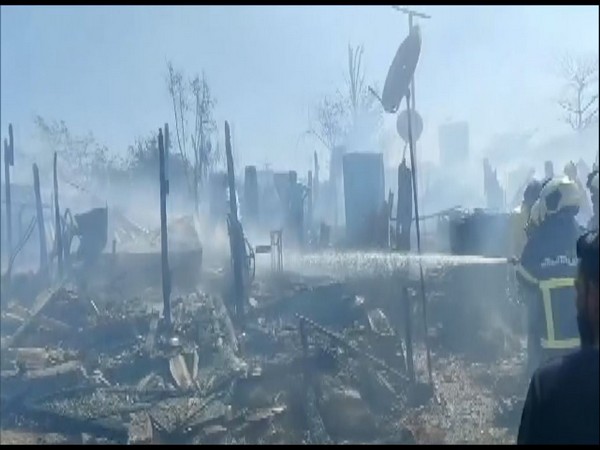 Aftermath of fire in Mumbai's Malad (Photo/ANI)