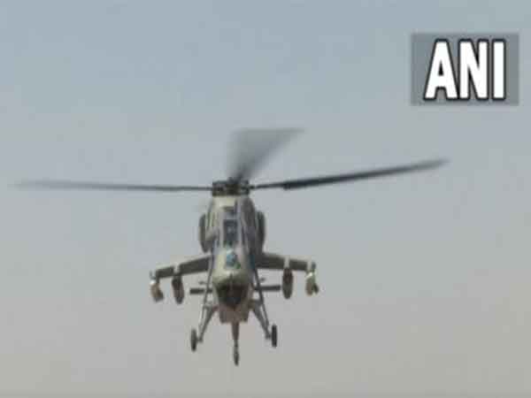 Indian Army chief Gen Manoj Pande flies in LAH (Photo/ANI)