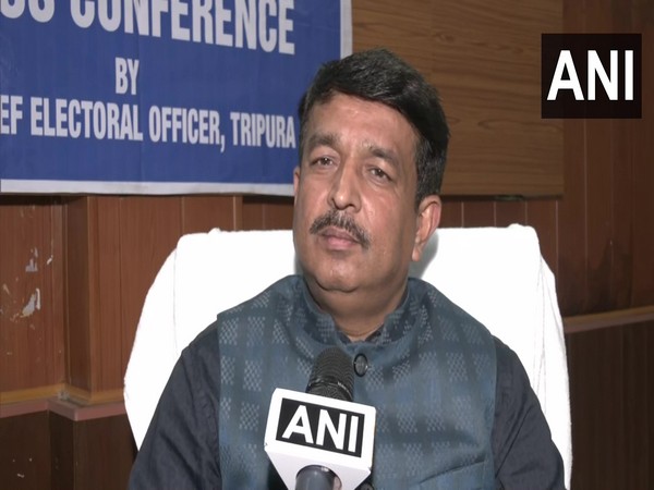 Tripura Chief Electoral Officer, Gitte Kirankumar Dinkarrao (Photo:ANI)