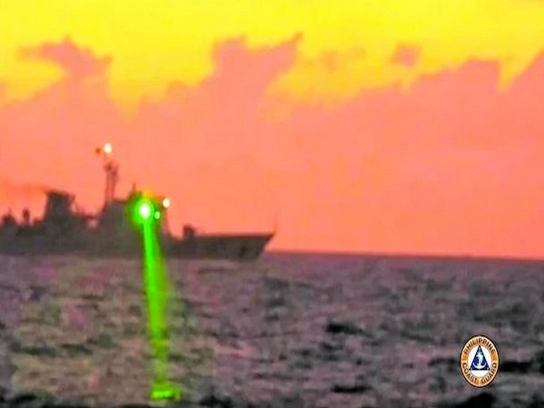 China harasses Philippine Coast Guard vessel with laser. (Photo Credit - Facebook/Philippine Coast Guard)