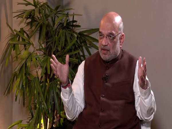 Union Home Minister Amit Shah at interview with ANI (Photo:ANI)
