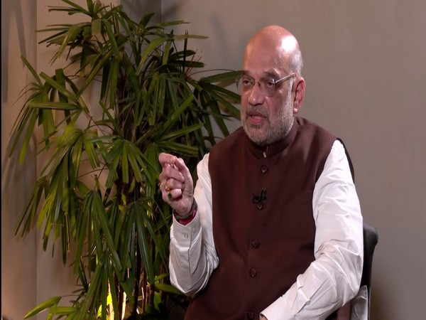 Union Home Minister Amit Shah at interview with ANI (Photo:ANI)