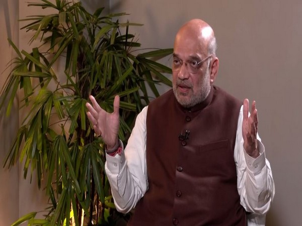 Union Home Minister Amit Shah during interview with ANI (Photo/ANI)