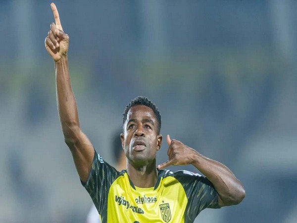 Hyderabad FC's Bartholomew Ogbeche. (Photo- ISL)
