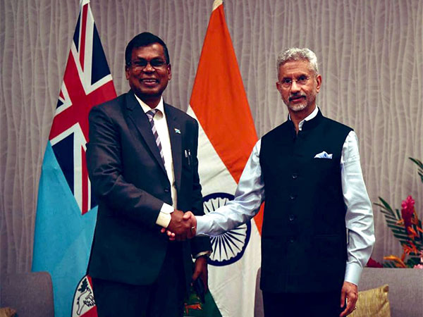 Jaishankar with Fiji Deputy PM Biman Prasad (Source: Twitter/@DrSJaishankar)