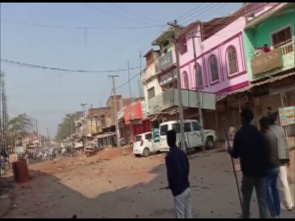Visuals from the site of the clash in Palamu (Photo/ANI)