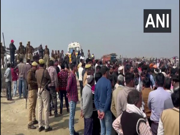 Visuals from cremation ground (Photo/ANI)