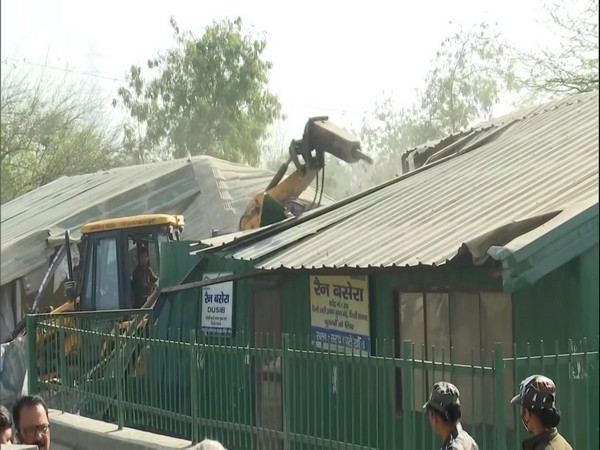 Delhi's Sarai Kale Khan night shelter demolished by DUSIB (Photo/ANI)