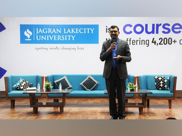 Dulles Krishnan, Managing Director, Coursera, India & ANZ interacted with the audience at the event