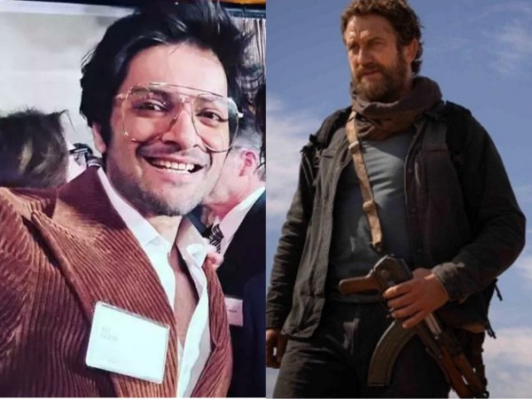 Ali Fazal, Gerard Butler (Image source: Twitter)