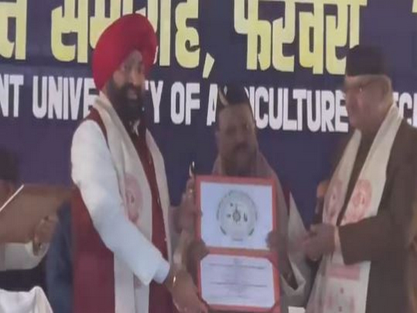 NSA Ajit Doval was today conferred Honorary Doctorate of Literature  (Photo/ANI)