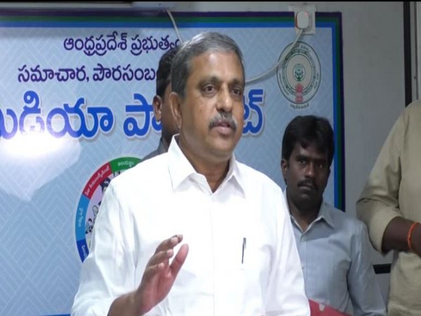 Andhra Pradesh government adviser Sajjala Ramakrishna Reddy. (Photo/ANI)