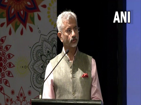 EAM S Jaishankar addressing closing ceremony at World Hindi Conference (Photo/ANI)