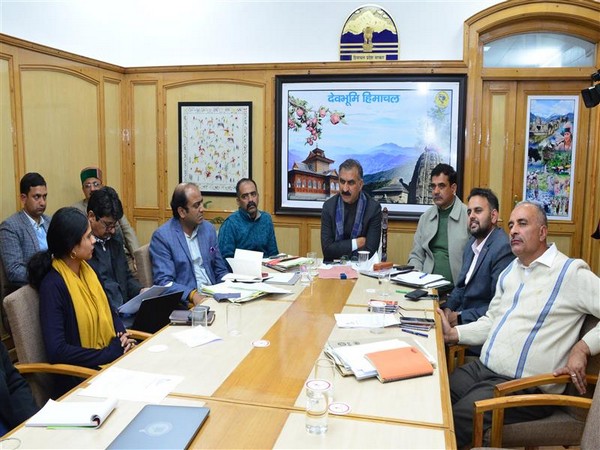 Himachal CM Sukhu attending the meeting with other prominent figures (Photo/website@ http://himachalpr.gov.in/)