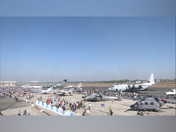 Large no. of people on the last day of Aero India 2023 show (Photo/ANI)