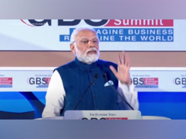 Prime Minister Narendra Modi speaking at ET Global Business Summit on Friday.