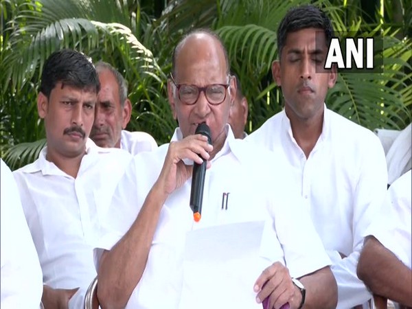 Nationalist Congress Party Chief Sharad Pawar (Photo:ANI)