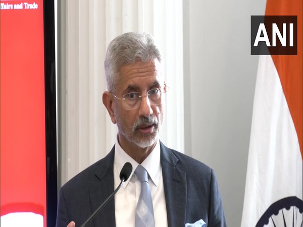 External Affairs Minister S Jaishankar speaking at Raisina@Sydney Business Breakfast (Photo/ANI)