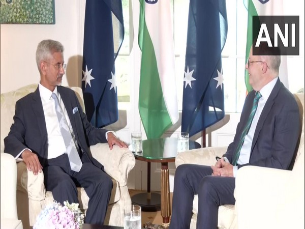 Jaishankar meets Australian PM Antony Albanese (Photo/ANI)
