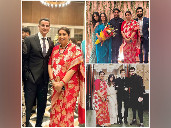 Wedding reception of Smriti Irani's daughter (Image source: Instagram)