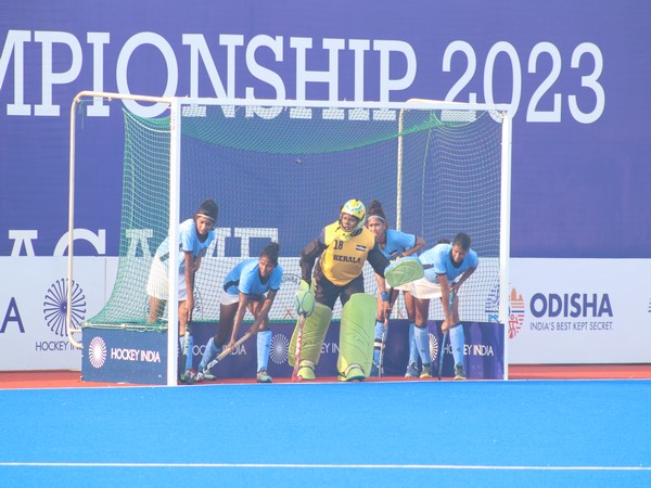 Players in action during 13th Hockey India Senior Women National Championship 2023 (Image: HI)