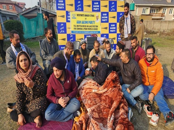 Visual from the site of protest. (Photo/ANI)