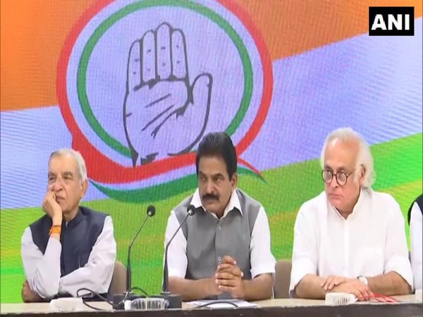 Congress leaders addressing press conference (Photo/ANI) 