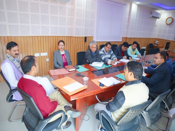 Ajendra Ajay chaired a meeting for the preparations for the Kedarnath Dham Yatra (Photo/ANI)