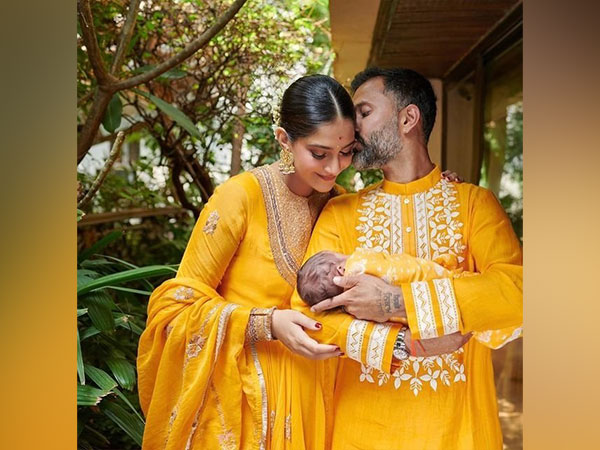 Sonam Kapoor Ahuja, Anand Ahuja with son Vayu (Image source: Instagram)