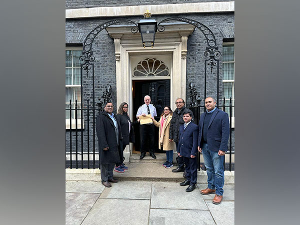 World Sindhi Congress submitting petition to British PM (Image Credit: WSC FB post)
