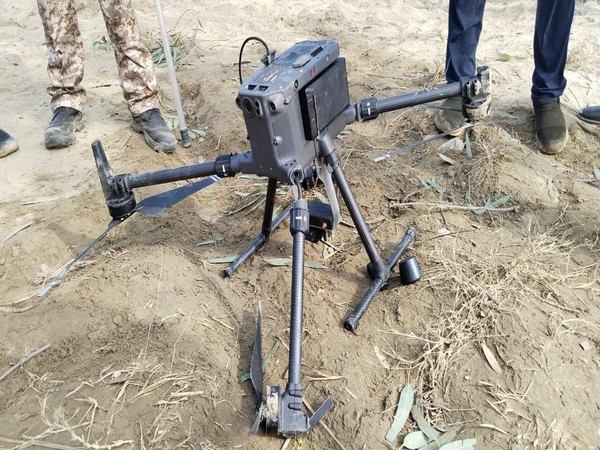 Drone 'DJI Matrice 300 RTK' in Fazilka (Photo/ANI)