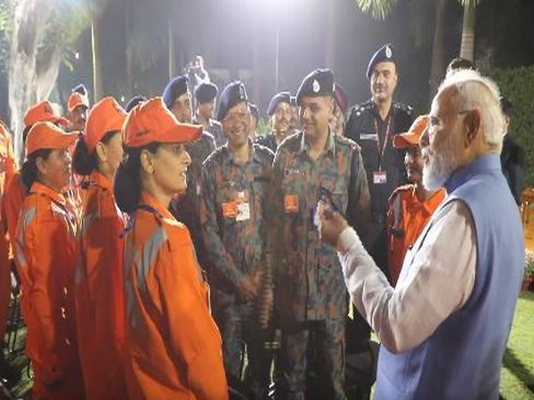PM Modi interacts with 'Operation Dost' officers. (Source: Twitter/@narendramodi)