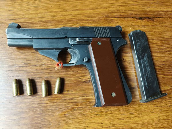 The seized pistol by Punjab Police (Photo: ANI)