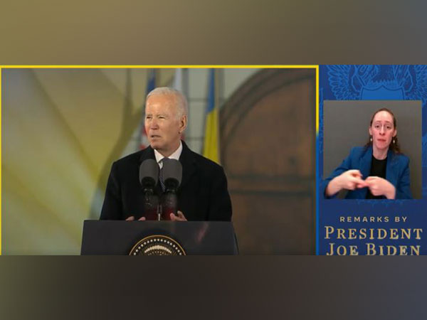 US President Joe Biden addresses in Warsaw (Screengrab from The White House YouTube)