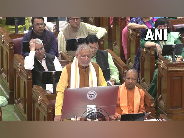 Uttar Pradesh Finance Minister Suresh Khanna. (Photo/ANI)